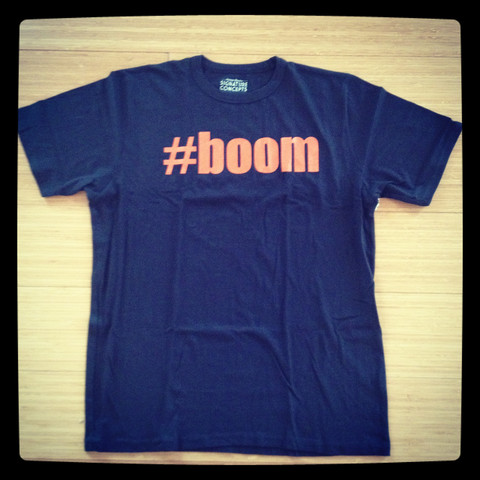 #BOOM tee