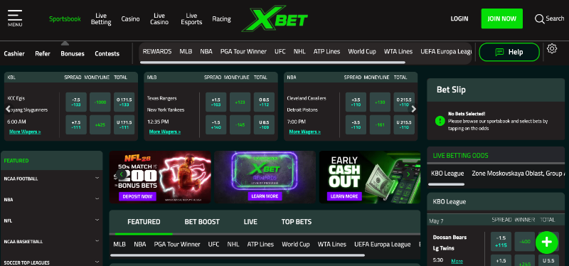 XBet offshore sportsbook